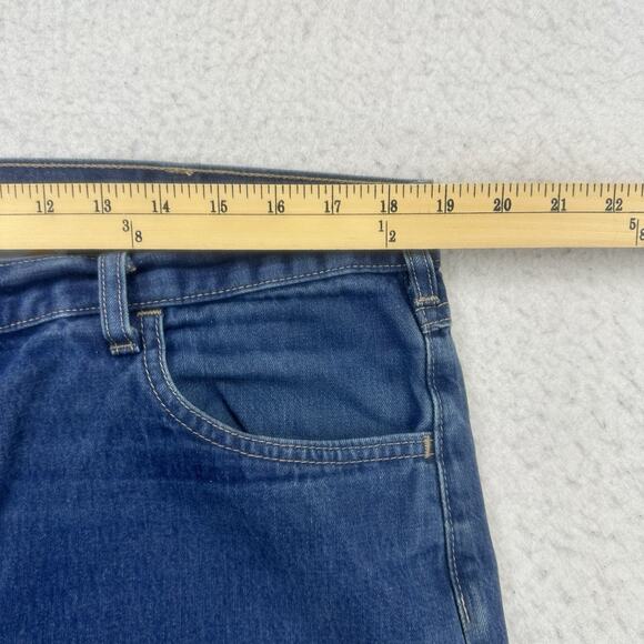 Carhartt Jeans Mens 38 X 34 Blue Denim FR Flame Resistant Straight Leg Workwear - Picture 7 of 12